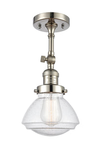 Franklin Semi-Flush Mount Brushed Satin Nickel
