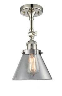 Franklin Semi-Flush Mount Brushed Nickel
