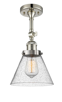 Franklin Semi-Flush Mount Brushed Satin Nickel