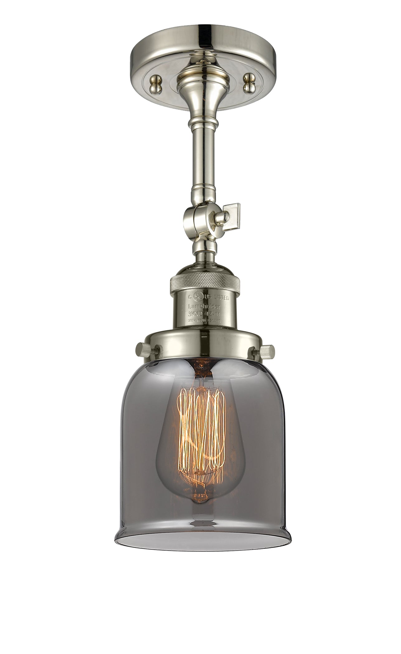 Franklin Semi-Flush Mount Brushed Satin Nickel