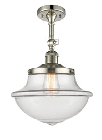 Franklin Semi-Flush Mount Brushed Nickel