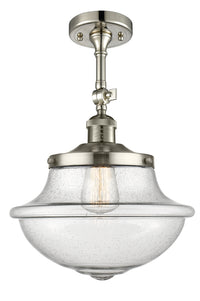 Franklin Semi-Flush Mount Satin Nickel