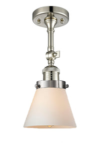 Franklin Semi-Flush Mount Seedy Glass Satin