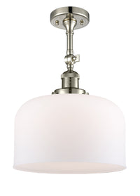 Franklin Semi-Flush Mount Brushed Nickel
