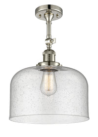 Franklin Semi-Flush Mount Brushed Nickel