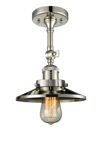 Franklin Semi-Flush Mount Brushed Nickel