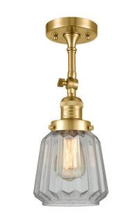 Franklin Restoration Semi-Flush Mount Brass
