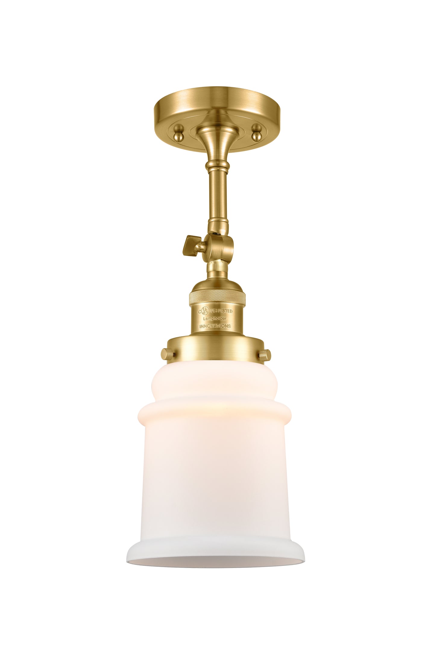 Franklin Semi-Flush Mount Brushed Nickel