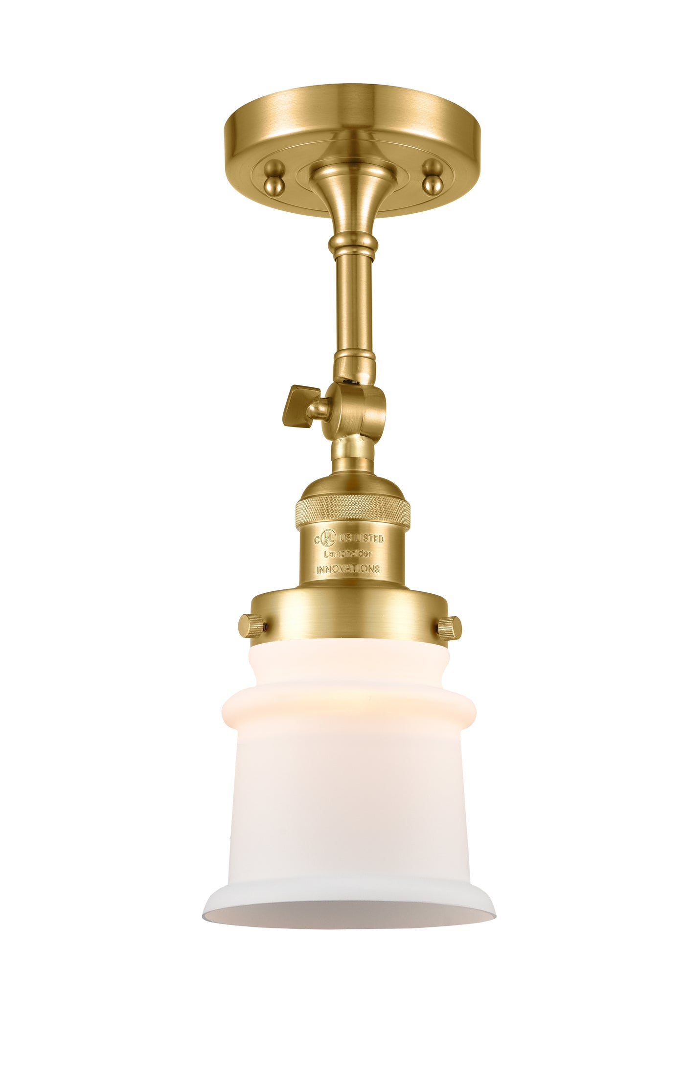 Franklin Semi-Flush Mount Brushed Nickel