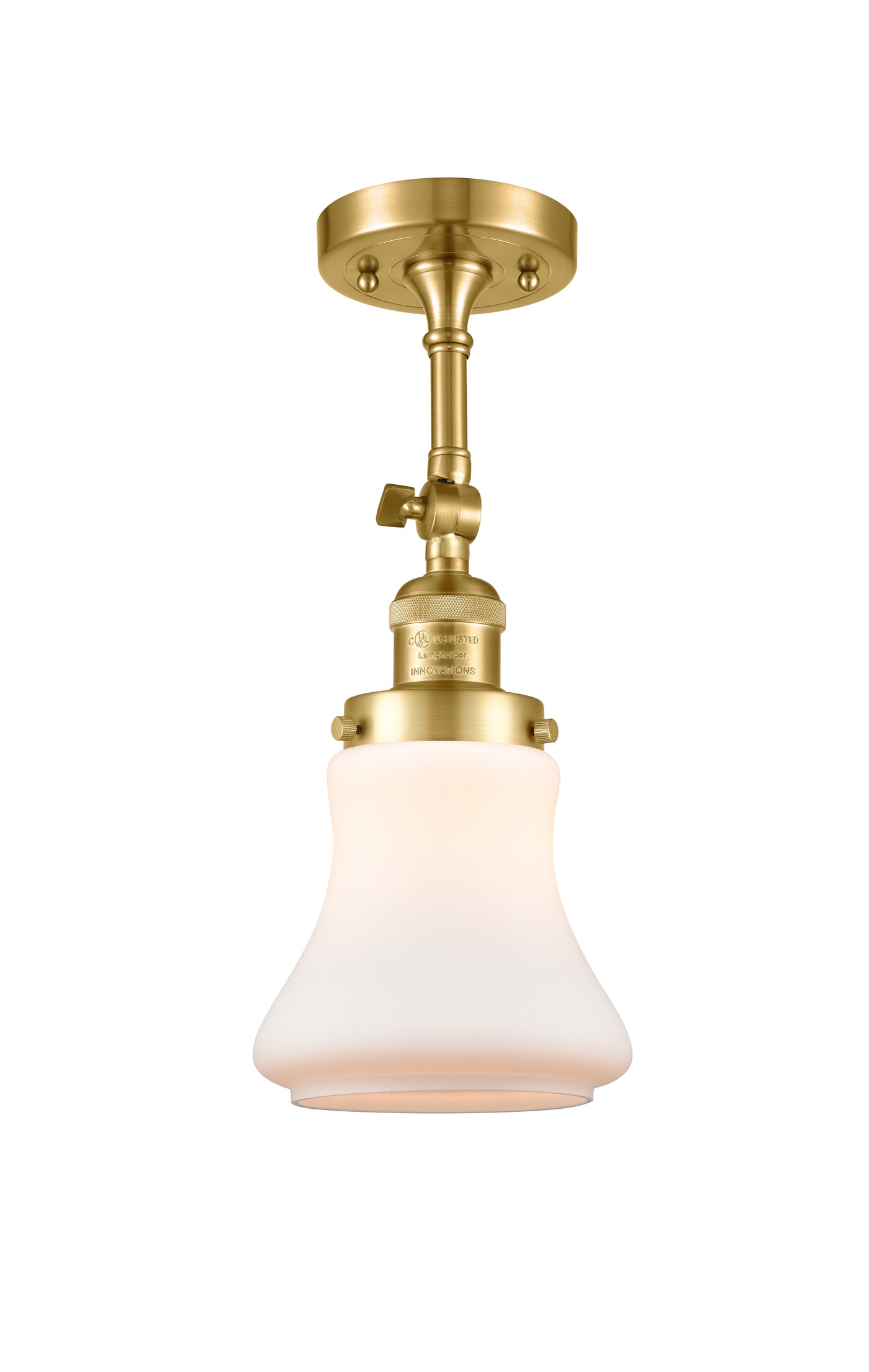 Franklin Semi-Flush Mount Brushed Nickel