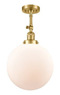 Franklin Semi-Flush Mount Brushed Satin Nickel