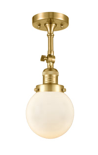 Franklin Semi-Flush Mount Brushed Satin Nickel