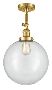 Franklin Semi-Flush Mount Brushed Satin Nickel