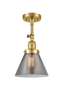 Franklin Semi-Flush Mount Brushed Satin Nickel