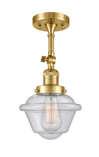 Franklin Semi-Flush Mount Brushed Satin Nickel