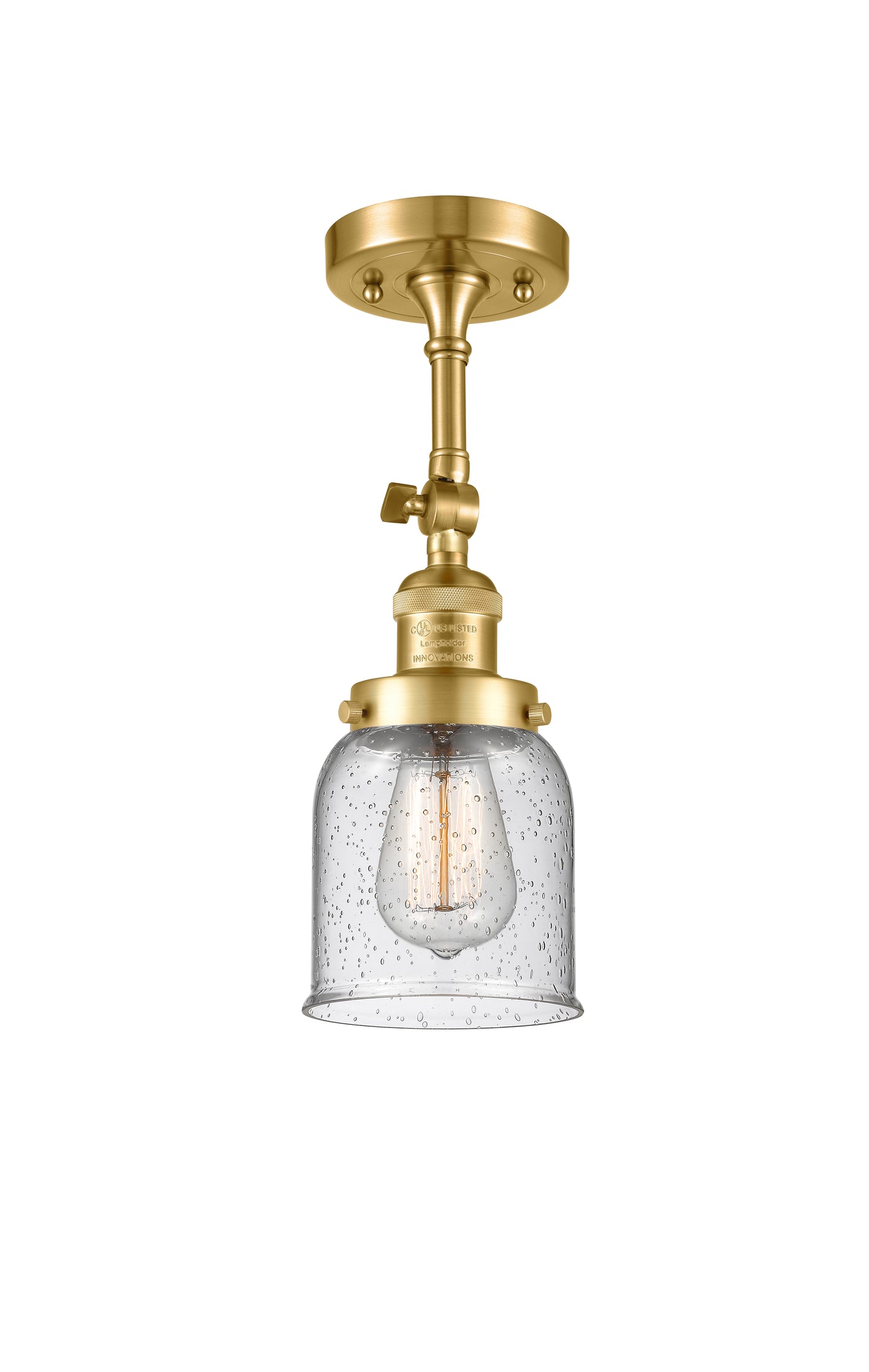 Franklin Semi-Flush Mount Brushed Satin Nickel