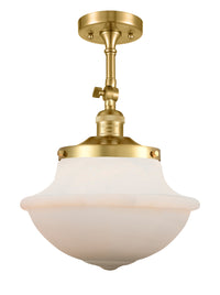 Franklin Semi-Flush Mount Satin Nickel