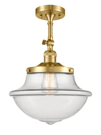 Franklin Semi-Flush Mount Brushed Nickel