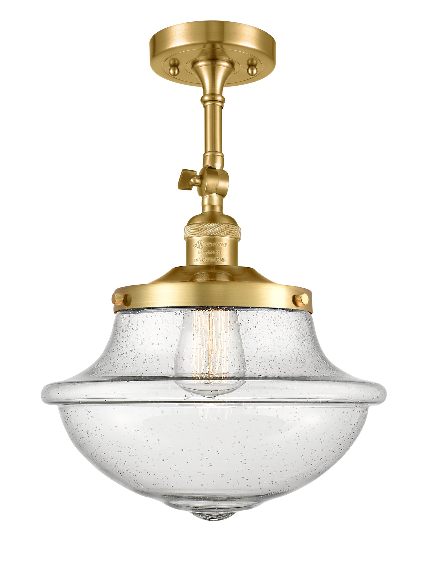 Franklin Semi-Flush Mount Brushed Nickel