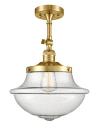 Franklin Semi-Flush Mount Brushed Nickel