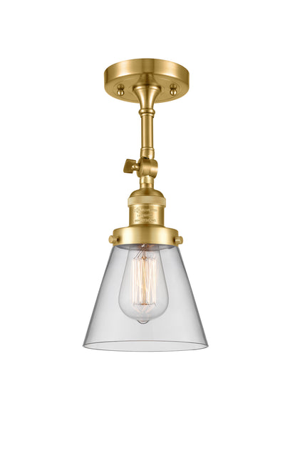 Franklin Semi-Flush Mount Seedy Glass Satin
