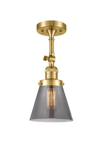 Franklin Semi-Flush Mount Seedy Glass Satin