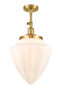 Franklin Semi-Flush Mount Brushed Nickel