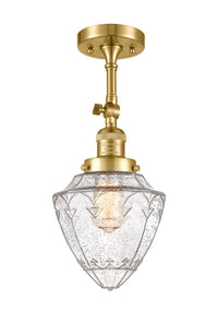 Franklin Semi-Flush Mount Brushed Satin Nickel
