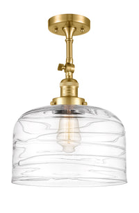 Franklin Semi-Flush Mount Brushed Nickel