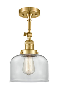 Franklin Semi-Flush Mount Brushed Satin Nickel
