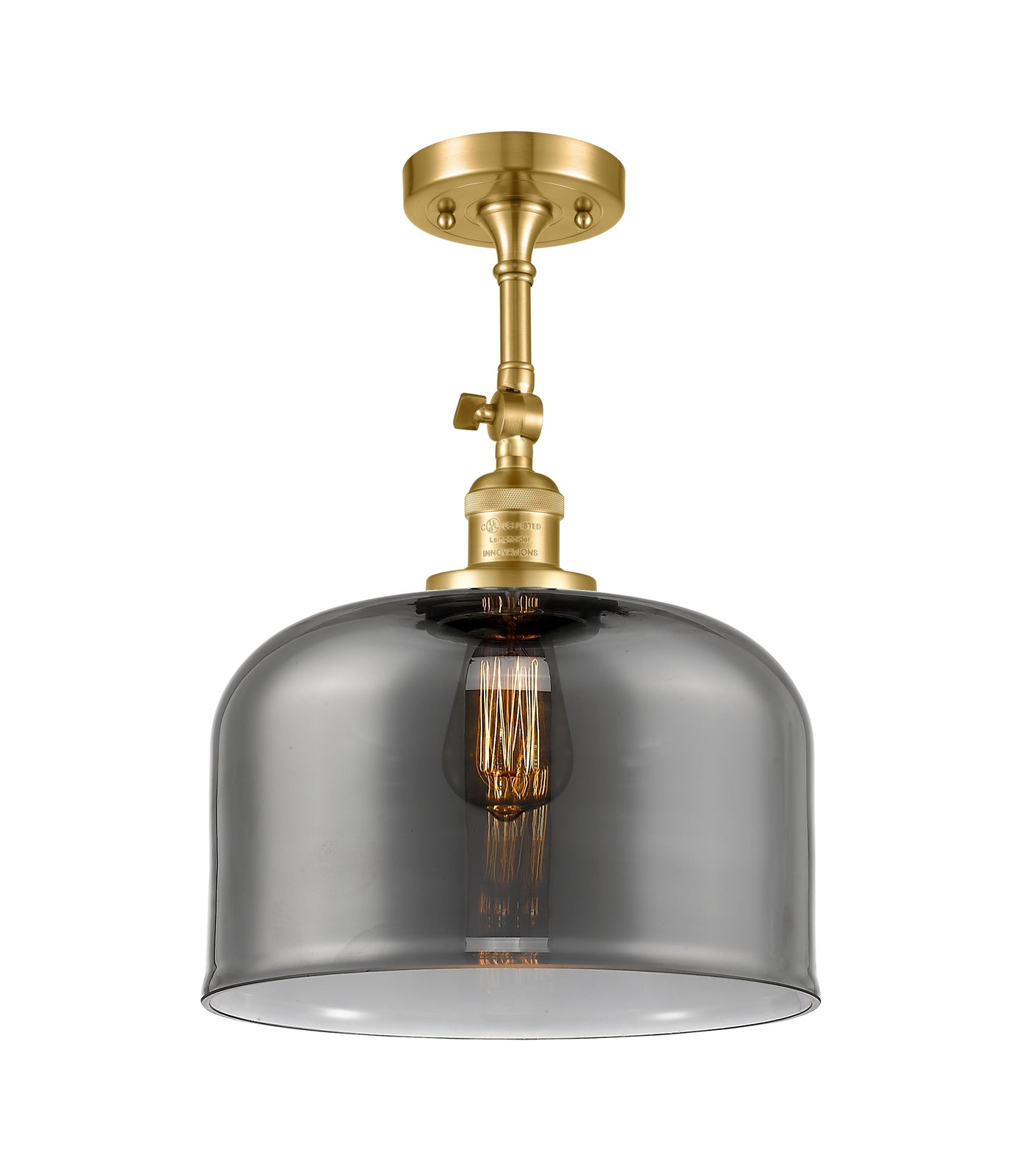 Franklin Semi-Flush Mount Brushed Nickel