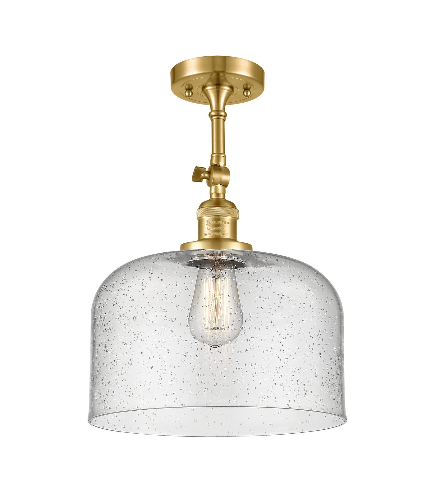 Franklin Semi-Flush Mount Brushed Nickel