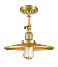 Franklin Semi-Flush Mount Brushed Satin Nickel