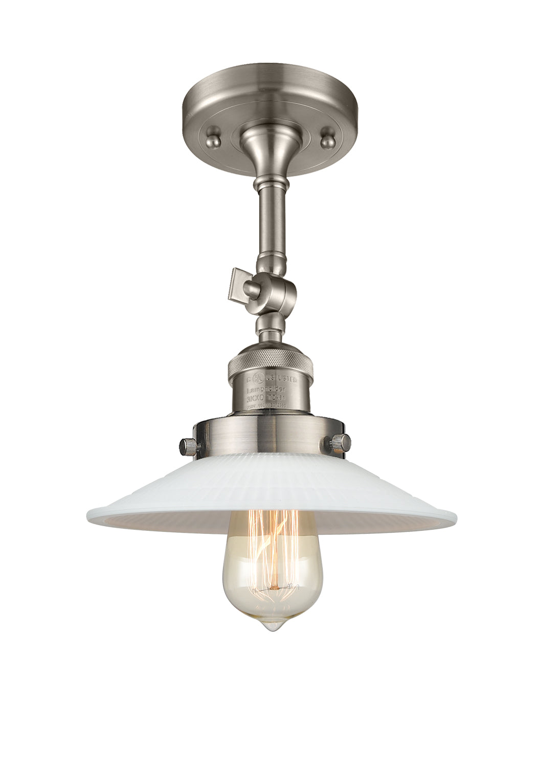 Franklin Restoration Semi-Flush Mount Matte White