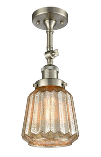 Franklin Restoration Semi-Flush Mount Brass