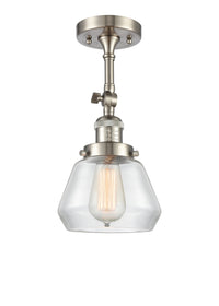 Franklin Semi-Flush Mount Brushed Nickel Steel