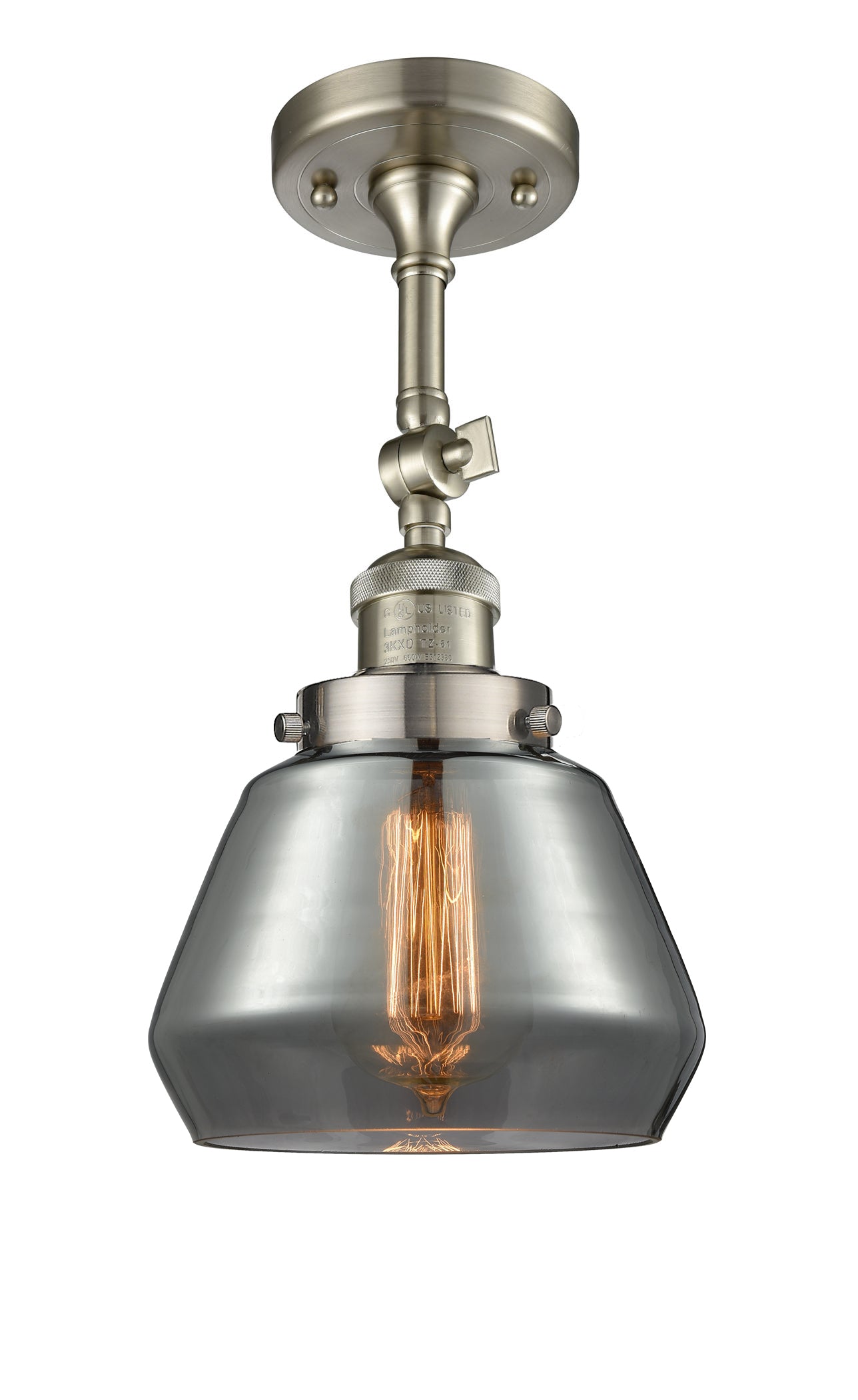 Franklin Semi-Flush Mount Brushed Satin Nickel
