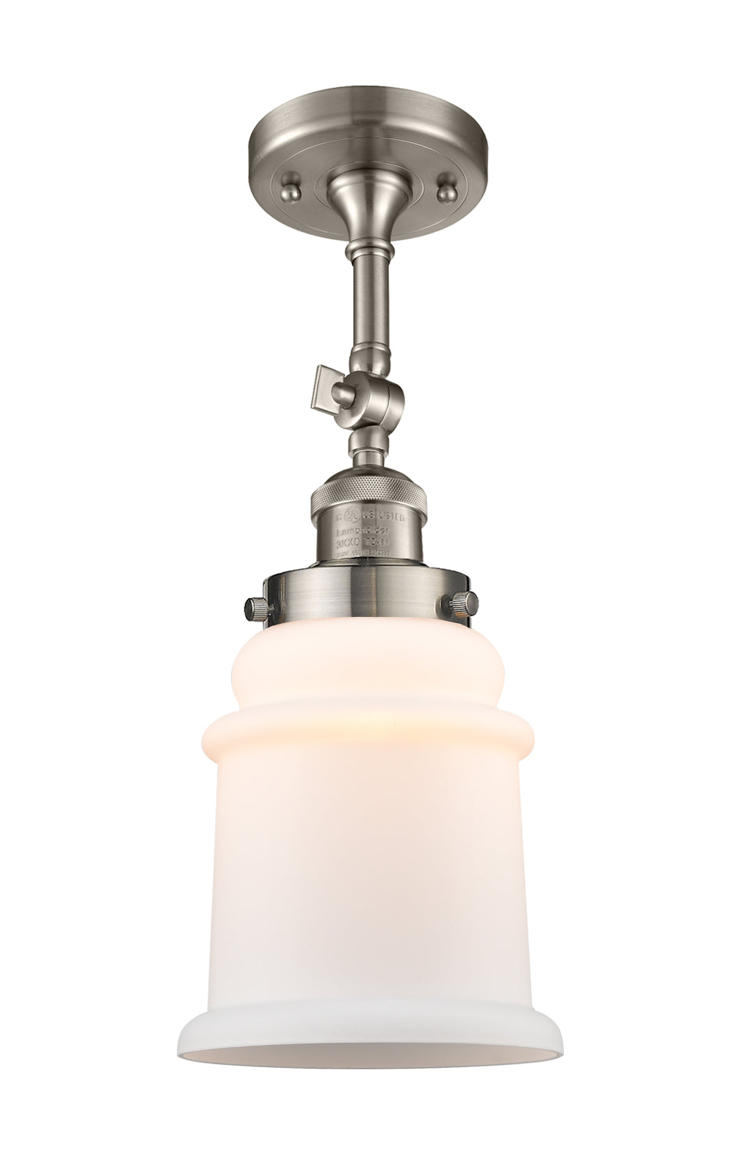 Franklin Semi-Flush Mount Brushed Nickel