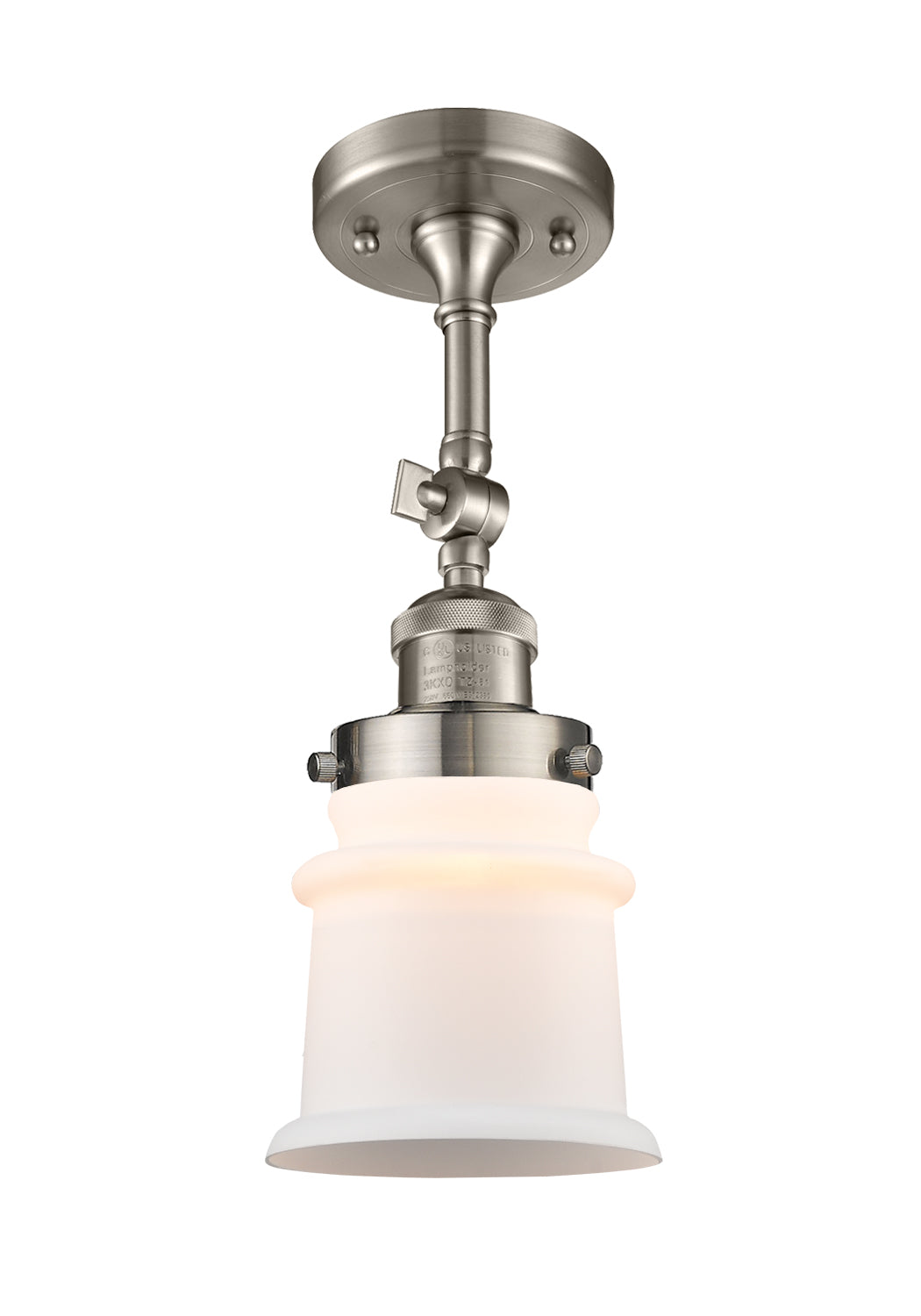 Franklin Semi-Flush Mount Brushed Satin Nickel