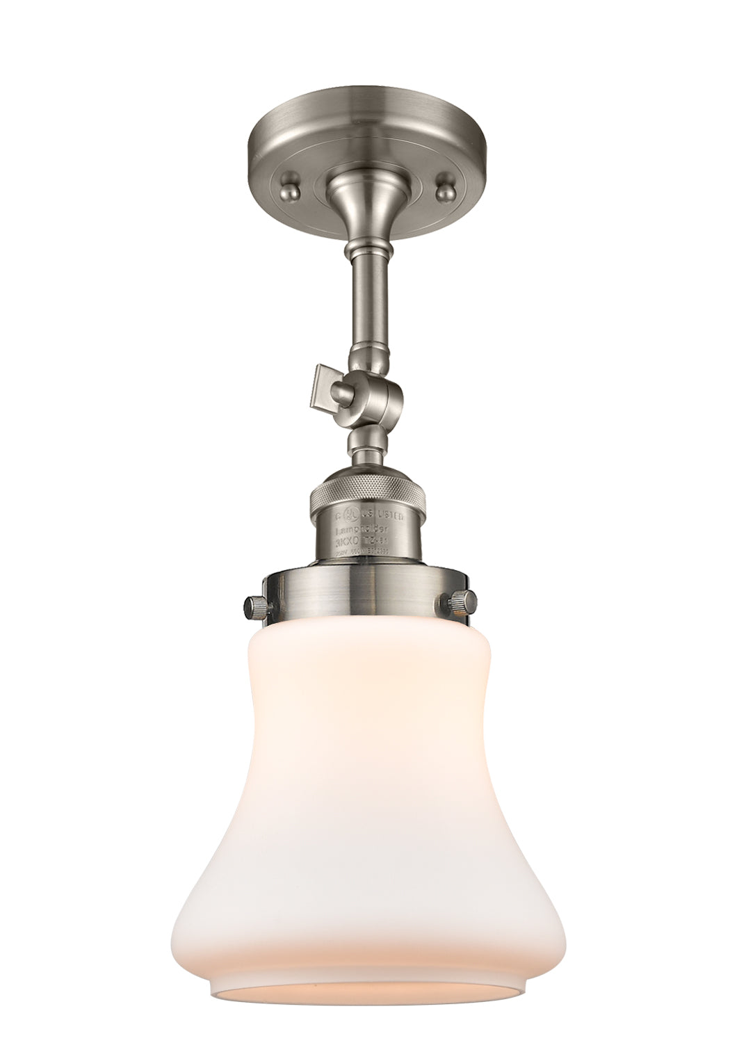Franklin Semi-Flush Mount Brushed Nickel
