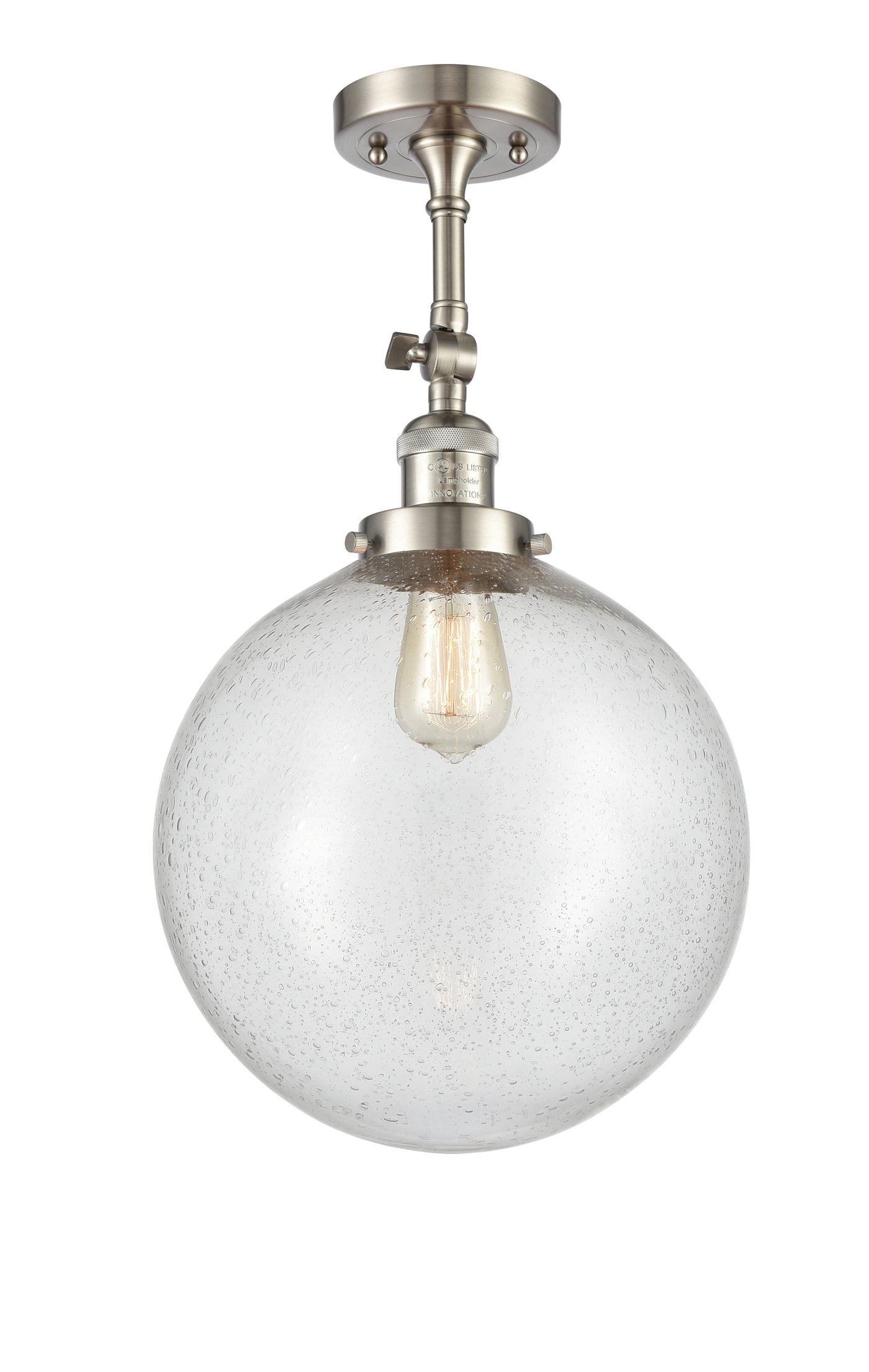 Franklin Semi-Flush Mount Brushed Satin Nickel