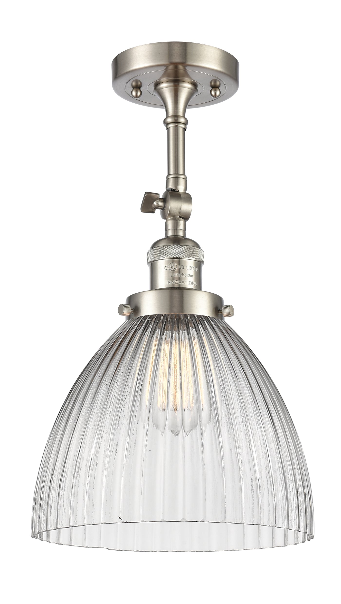 Franklin Semi-Flush Mount Brushed Nickel