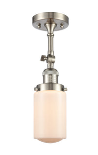 Franklin Semi-Flush Mount Brushed Satin Nickel