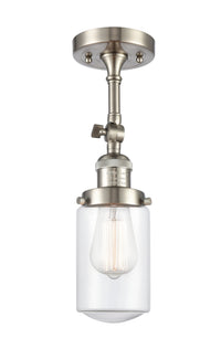 Franklin Semi-Flush Mount Brushed Satin Nickel