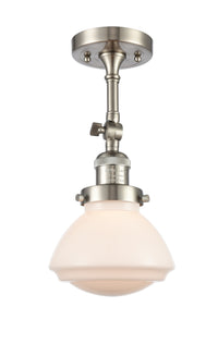 Franklin Semi-Flush Mount Brushed Satin Nickel