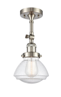 Franklin Semi-Flush Mount Brushed Satin Nickel