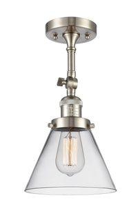 Franklin Semi-Flush Mount Brushed Satin Nickel