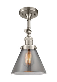 Franklin Semi-Flush Mount Brushed Satin Nickel