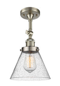 Franklin Semi-Flush Mount Brushed Satin Nickel