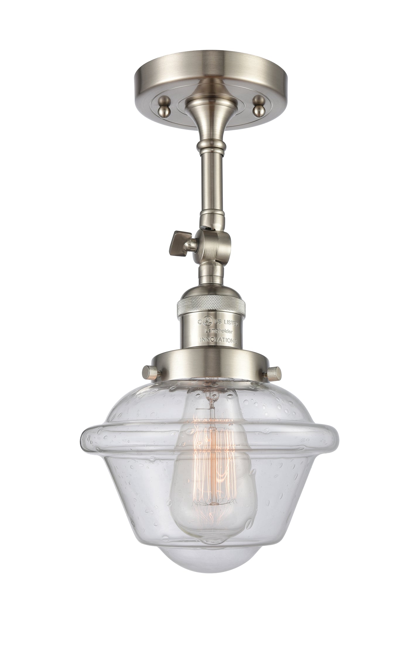 Franklin Semi-Flush Mount Brushed Nickel